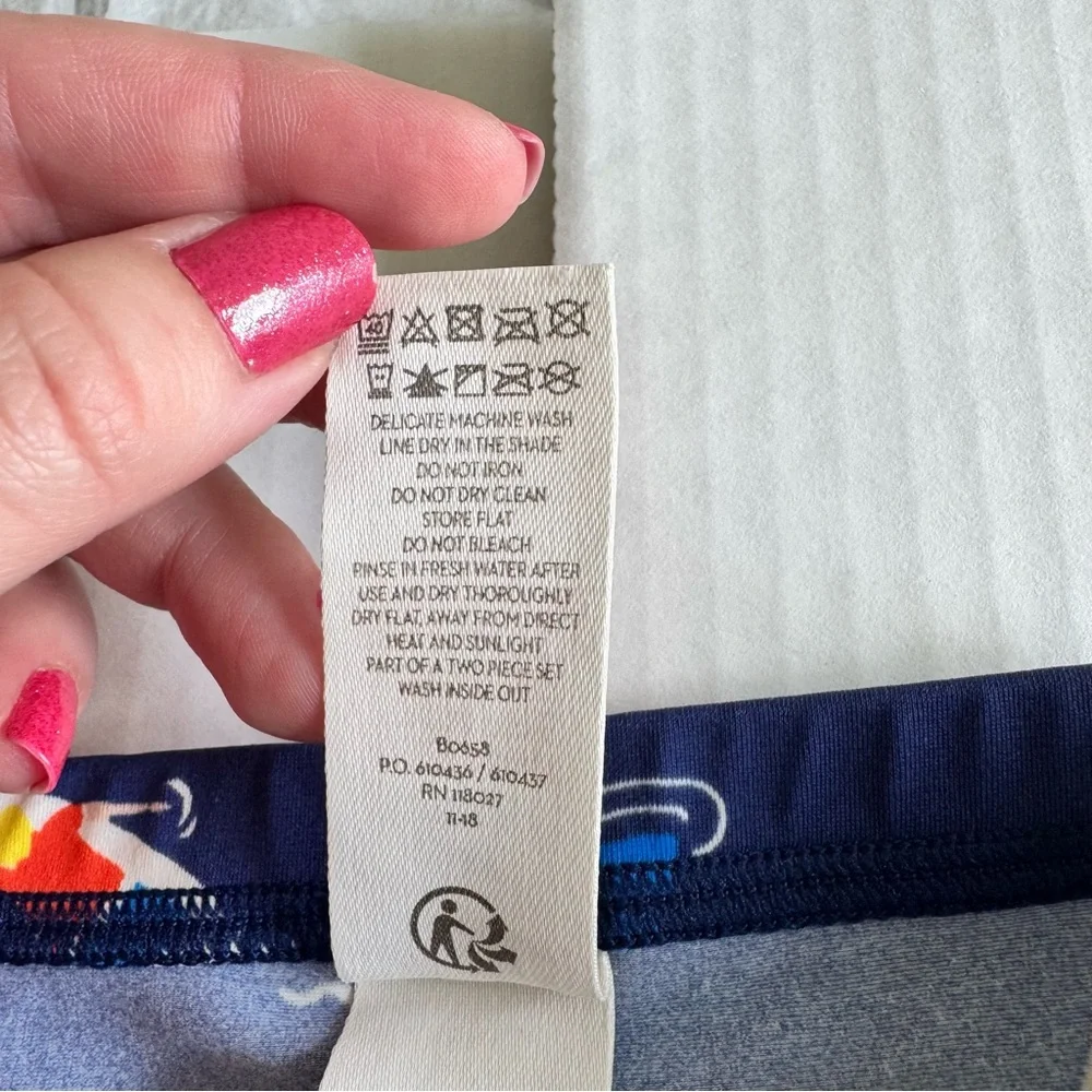 Mini Boden Blue Swim Bottoms Size 5-6Y Trunks Summer Surfboard Water Vacation - Picture 9 of 9